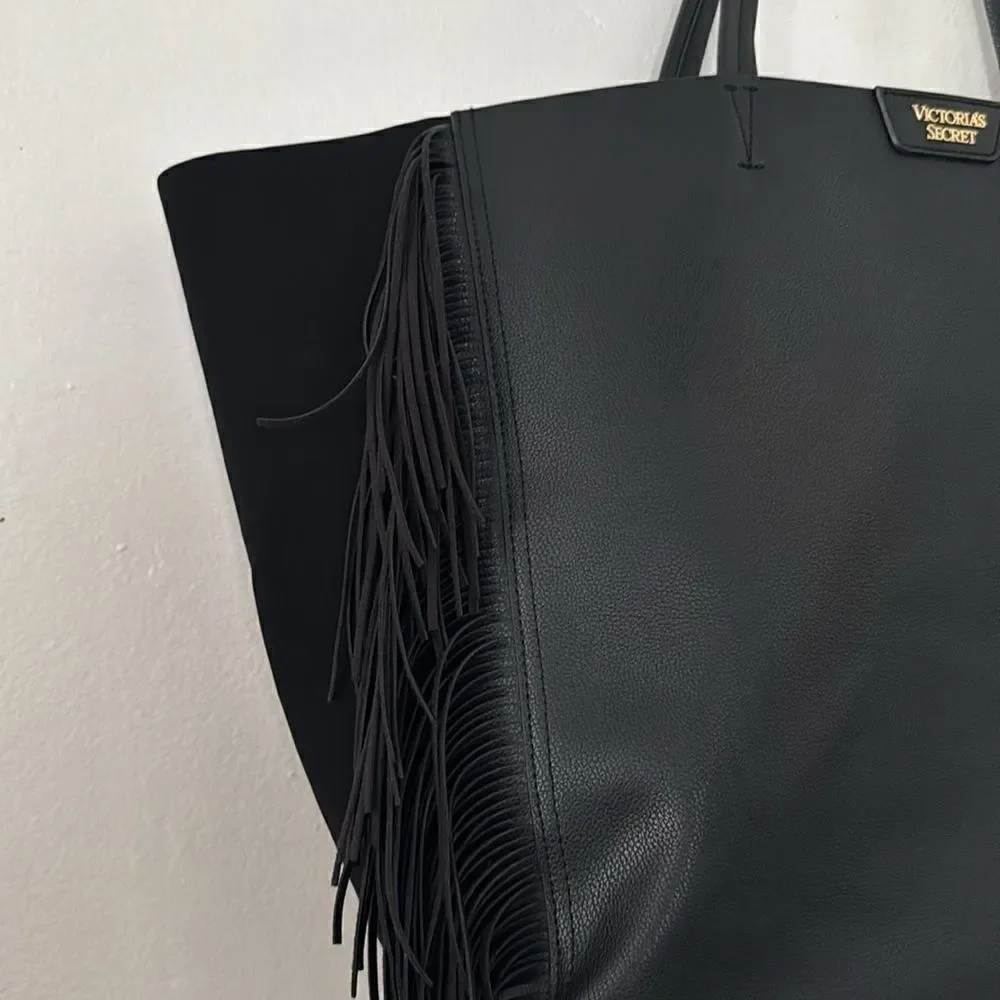 Victorias Secret Tote Bag Faux Leather EUC